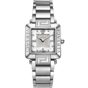 VERSACE Reve Carre Diamonds 30x30mm Silver Stainless Steel Bracelet 88Q99SD497S099 - 12004