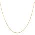 CHAIN Necklace Rolo Diamonded #1 K14 45cm Yellow Gold ROLD035Y-K14.45 - 0