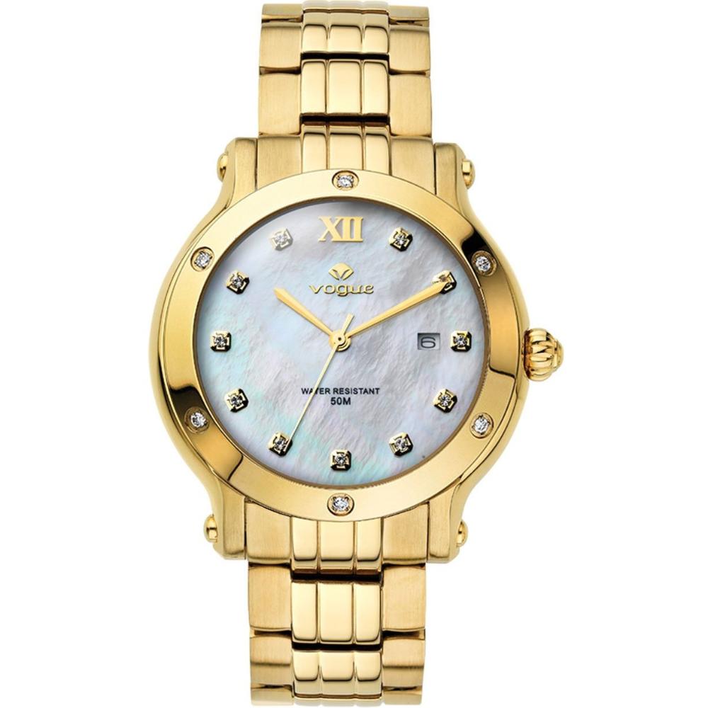 VOGUE Grace Three Hands 43mm Gold Stainless Steel Bracelet 97006.1A