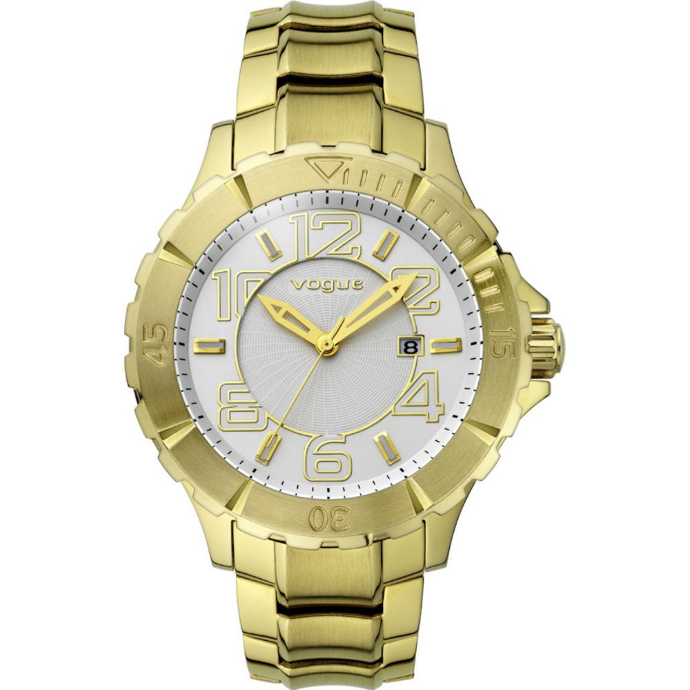 VOGUE City Three Hands 43mm Gold Stainless Steel Bracelet 97022.1