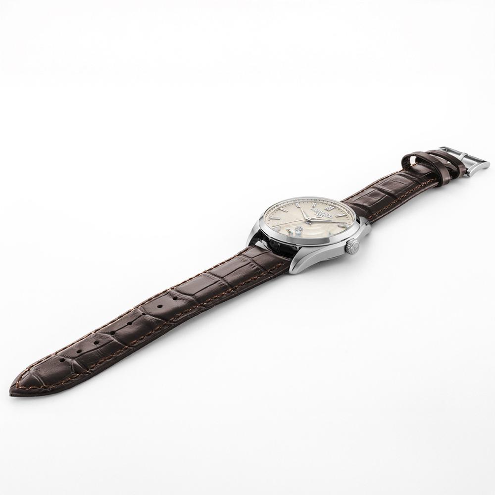 ROAMER Elite Automatic Beige Dial 42mm Silver Stainless Steel Bracelet Box Set with Brown Leather Strap 970983-41-05-20 - 7
