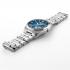 ROAMER Elite Automatic Blue Dial 42mm Silver Stainless Steel Bracelet Box Set with Black Leather Strap 970983-41-45-20-5