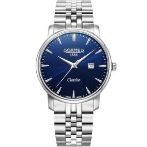 ROAMER Classico Gents Blue Dial 40mm Silver Stainless Steel Bracelet 971856-41-45-50 - 60596