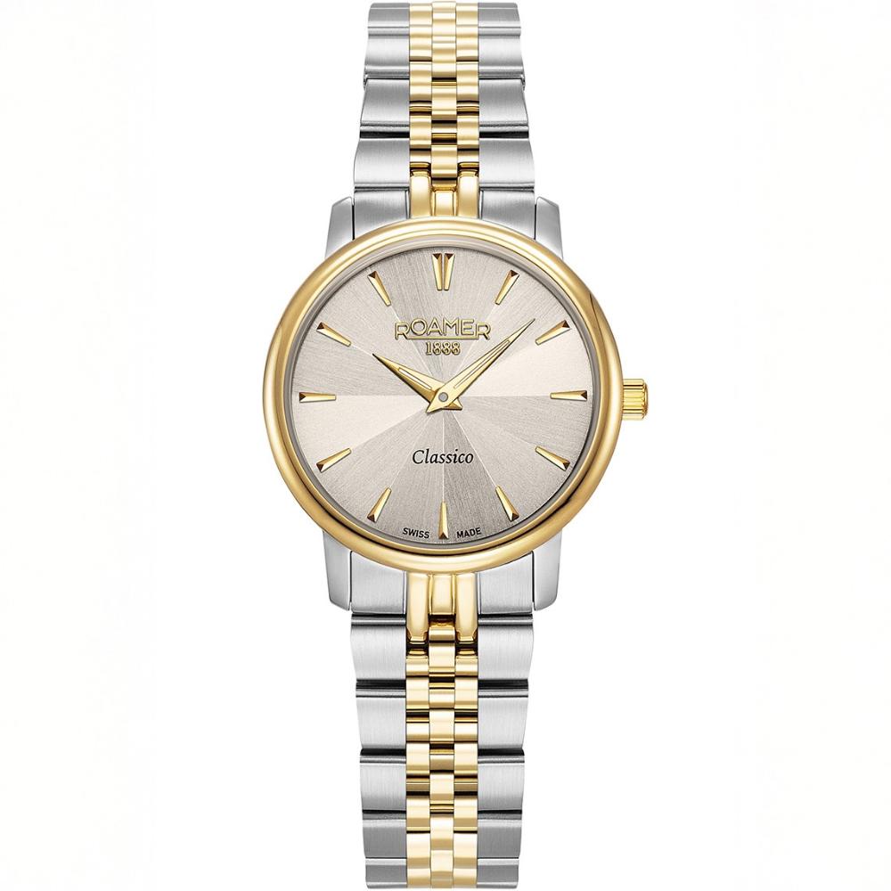 ROAMER Classico Ladies Champagne Dial 30mm Two Tone Gold Stainless Steel Bracelet 971857-48-55-50