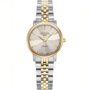 ROAMER Classico Ladies Champagne Dial 30mm Two Tone Gold Stainless Steel Bracelet 971857-48-55-50 - 60515