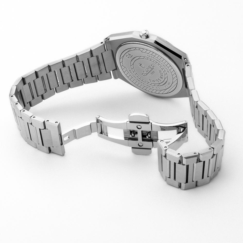 ROAMER R8 Gents Collection Blue Dial 40mm Silver Stainless Steel Bracelet 972980-41-45-20