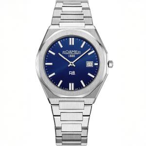 ROAMER R8 Gents Collection Blue Dial 40mm Silver Stainless Steel Bracelet 972980-41-45-20 - 60713