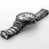 ROAMER Helios Power Chronograph Silver Black Dial 43.5mm Black Titanium Bracelet 973981-44-15-20 - 2