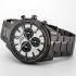 ROAMER Helios Power Chronograph Silver Black Dial 43.5mm Black Titanium Bracelet 973981-44-15-20 - 1