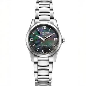 ROAMER Eleganza Black Pearl Dial 30mm Silver Stainless Steel Bracelet 974847-41-80-20 - 60498