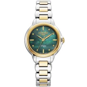 ROAMER Allegra Green Pearl Dial 32mm Two Tone Gold Stainless Steel Bracelet 977847-47-70-20 - 51524