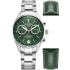 ROAMER Gran Sportivo Chronograph Box Set Green Dial 41mm Silver Stainless Steel Bracelet 978818-41-75-20 - 0