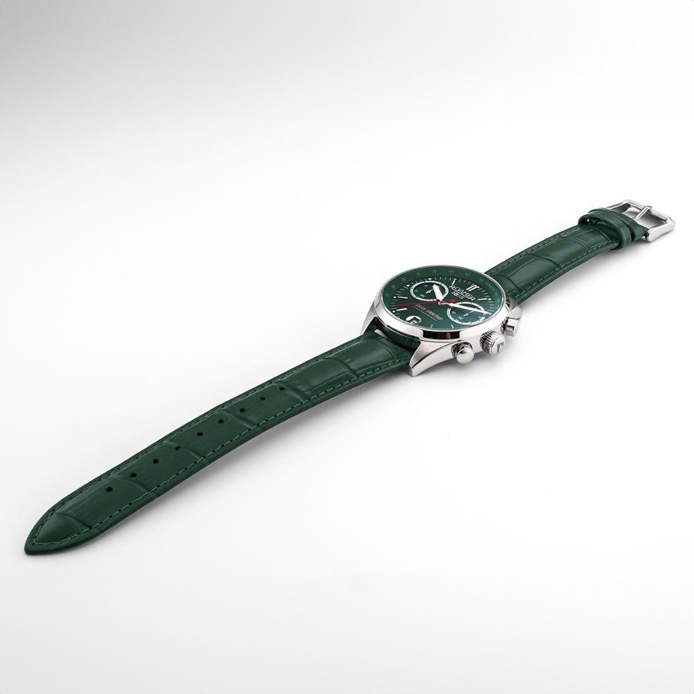 ROAMER Gran Sportivo Chronograph Box Set Green Dial 41mm Silver Stainless Steel Bracelet 978818-41-75-20 - 7