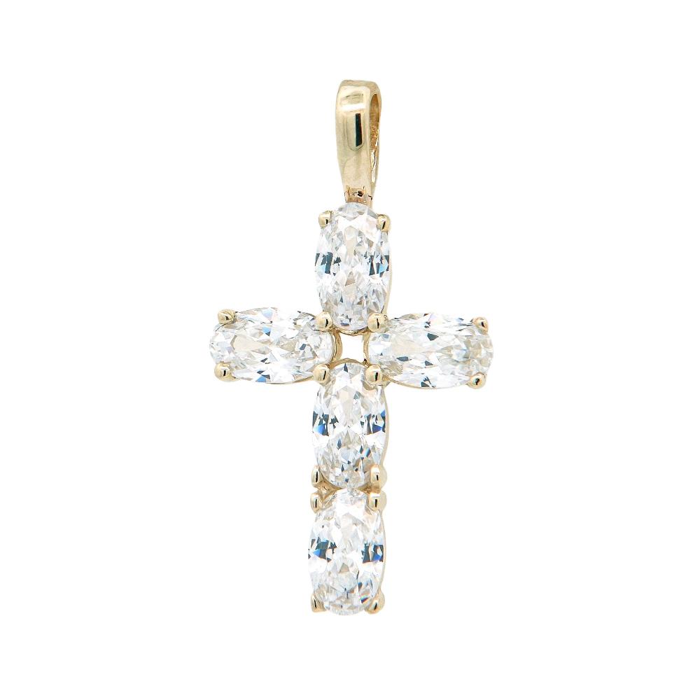 CROSS Women from 9K Yellow Gold with Zircon Stones 981130-0-0CR.K9
