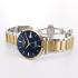 ROAMER R-Line GMT Box Set Blue Dial 43mm Two Tone Gold Stainless Steel Bracelet 990987-47-45-05 - 4