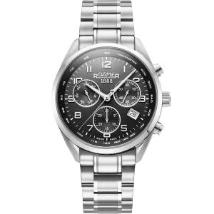 ROAMER Pro Chrono Black Dial 42mm Silver Stainless Steel Bracelet 993819-41-44-20 - 49878