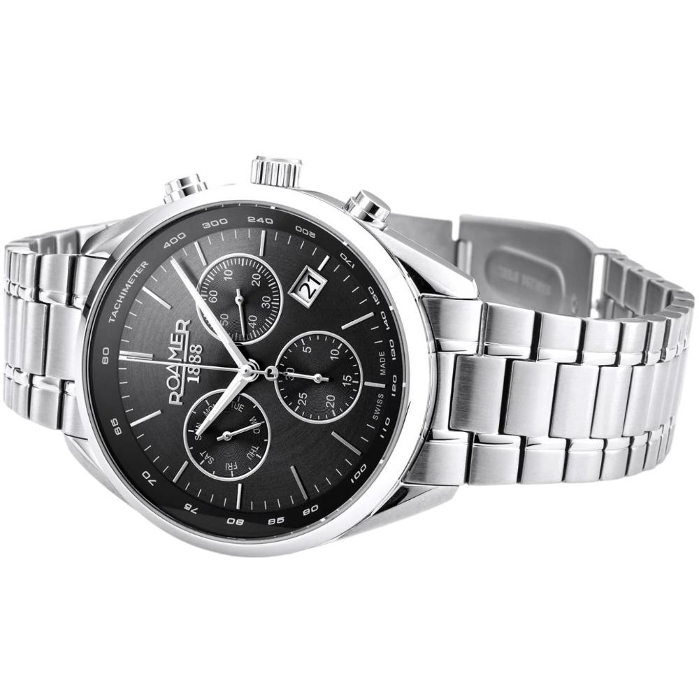 ROAMER Pro Chrono Gray Dial 42mm Silver Stainless Steel Bracelet 993819-41-85-20