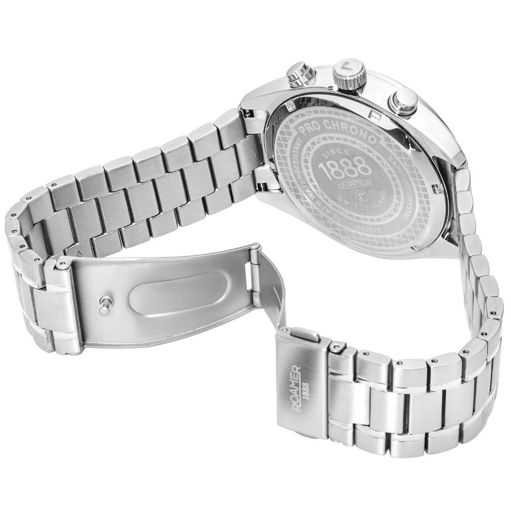 ROAMER Pro Chrono Gray Dial 42mm Silver Stainless Steel Bracelet 993819-41-85-20