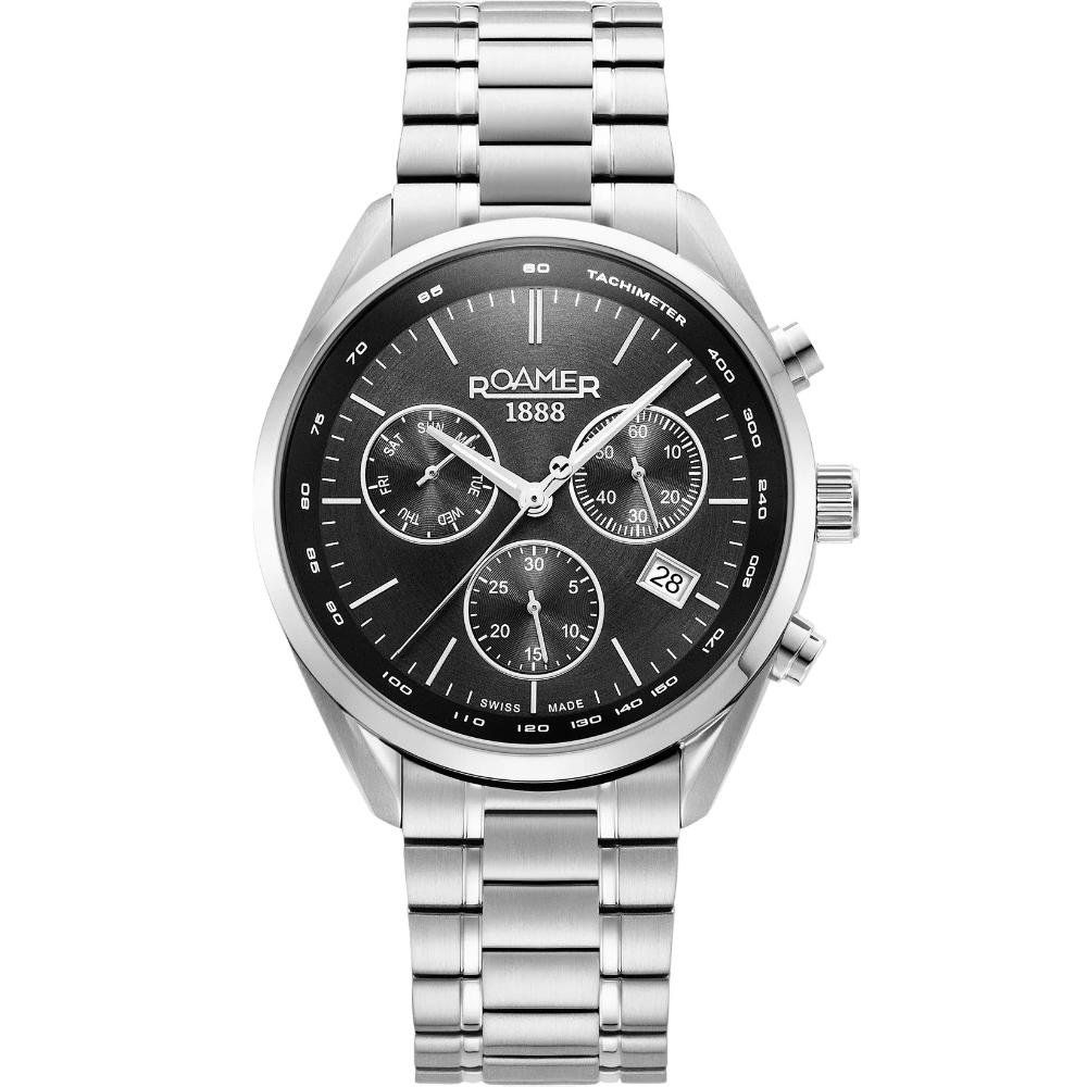 ROAMER Pro Chrono Gray Dial 42mm Silver Stainless Steel Bracelet 993819-41-85-20