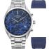 ROAMER Pro Chrono Greek Limited Edition Box Set Blue Dial 43.5mm Silver Stainless Steel Bracelet 993819-41-45-21 - 0