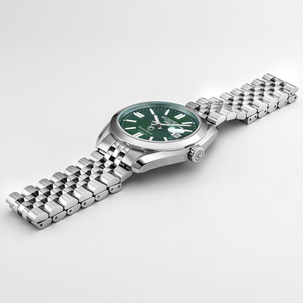 ROAMER Montalbano Automatic Green Dial 41.5mm Silver Stainless Steel Bracelet 996983-41-75-20