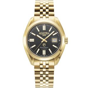 ROAMER Montalbano Automatic Black Dial 41.5mm Gold Stainless Steel Bracelet 996983-46-85-20 - 51386