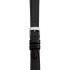 MORELLATO Point Vegan Material Watch Strap 16-14mm Black Synthetic Silver Hardware A01U0112419019CR16 - 1