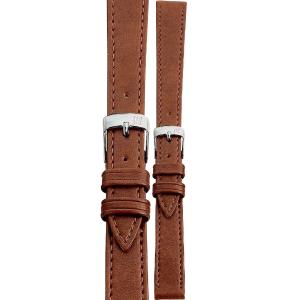 MORELLATO Point Vegan Material Watch Strap 12-10mm Light Brown Synthetic Silver Hardware A01D0112419041CR12 - 59048