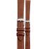 MORELLATO Point Vegan Material Watch Strap 18-14mm Light Brown Synthetic Silver Hardware A01U0112419041CR18 - 0