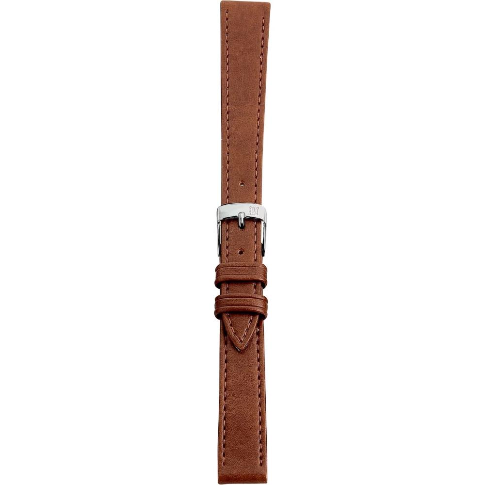 MORELLATO Point Vegan Material Watch Strap 18-14mm Light Brown Synthetic Silver Hardware A01U0112419041CR18