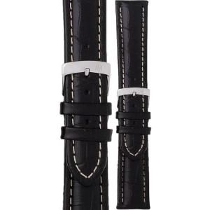 MORELLATO Plus Watch Strap 18-16mm Black Leather A01U3252480019CR18 - 43197