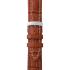 MORELLATO Plus Watch Strap 20-18mm Brown Leather Silver Hardware A01U3252480041CR18 - 1