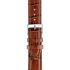 MORELLATO Bolle Watch Strap 16-14mm Light Brown Leather Silver Hardware A01X2269480041CR16 - 1