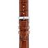 MORELLATO Bolle Watch Strap 18-16mm Light Brown Leather Silver Hardware A01X2269480041CR18 - 1