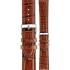 MORELLATO Bolle Watch Strap 18-16mm Light Brown Leather Silver Hardware A01X2269480041CR18 - 0