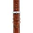 MORELLATO Bolle Watch Strap 20-18mm Light Brown Leather Silver Hardware A01X2269480041CR20 - 1