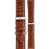 MORELLATO Bolle Watch Strap 22-20mm Light Brown Leather Silver Hardware A01X2269480041CR22 - 0