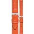 MORELLATO Bolle Watch Strap 24-22mm Orange Leather Silver Hardware A01X2269480085CR24 - 0