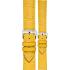 MORELLATO Bolle Watch Strap 22-20mm Yellow Leather Silver Hardware A01X2269480098CR22 - 0