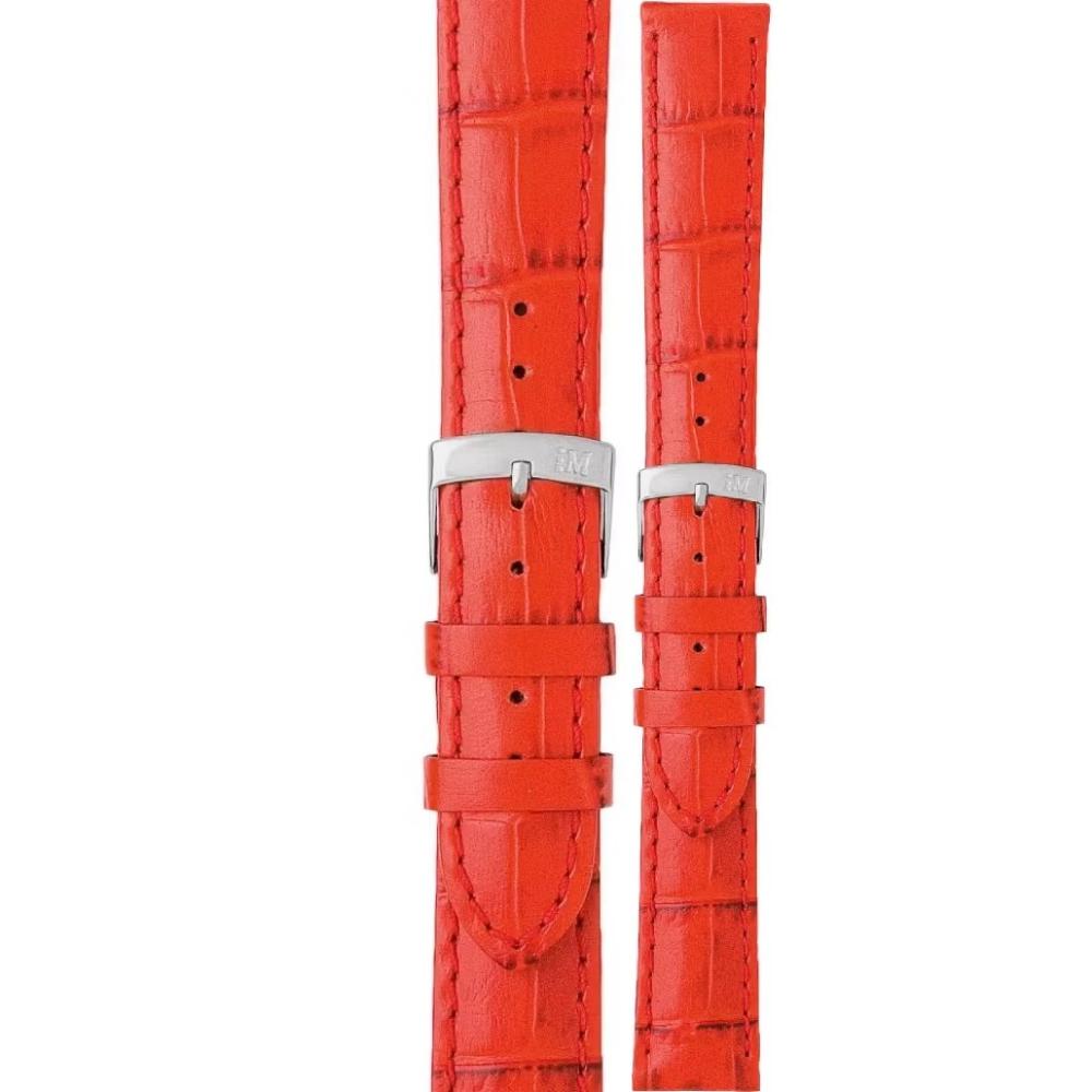 MORELLATO Samba Watch Strap 20-18mm Red Leather Silver Hardware A01X2704656083CR20