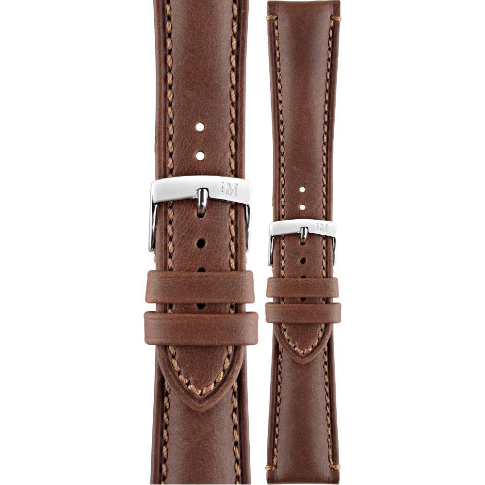 MORELLATO Derain Hand Made Watch Strap 18-16mm Brown Leather A01X4434B09032CR18
