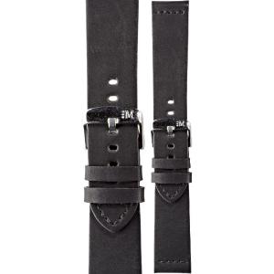 MORELLATO Bramante Hand Made Watch Strap 22-20mm Black Leather A01X4683B90019CR22 - 36197
