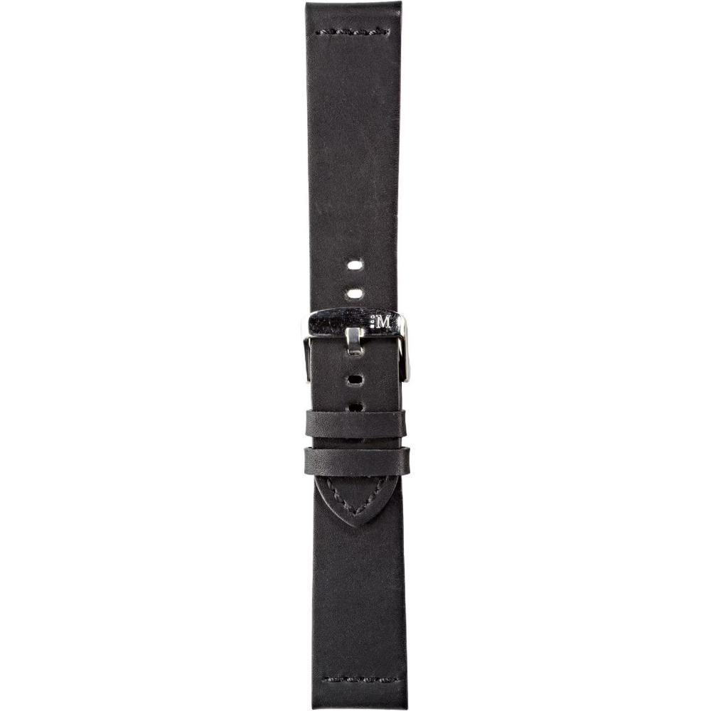 MORELLATO Bramante Hand Made Watch Strap 22-20mm Black Leather A01X4683B90019CR22