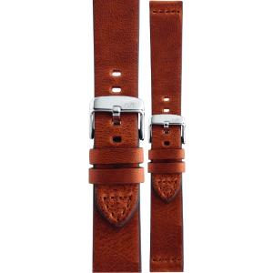 MORELLATO Bramante Hand Made Watch Strap 20-18mm Brown Leather A01X4683B90041CR20 - 36132