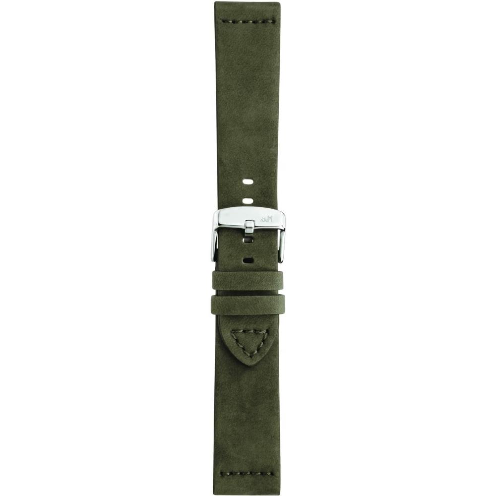 MORELLATO Bramante Hand Made Watch Strap 22-20mm Green Leather A01X4683B90073CR22 - 3