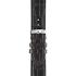 MORELLATO Juke Watch Strap 16-14mm Black Leather Silver Hardware A01X4934A95019CR16 - 1
