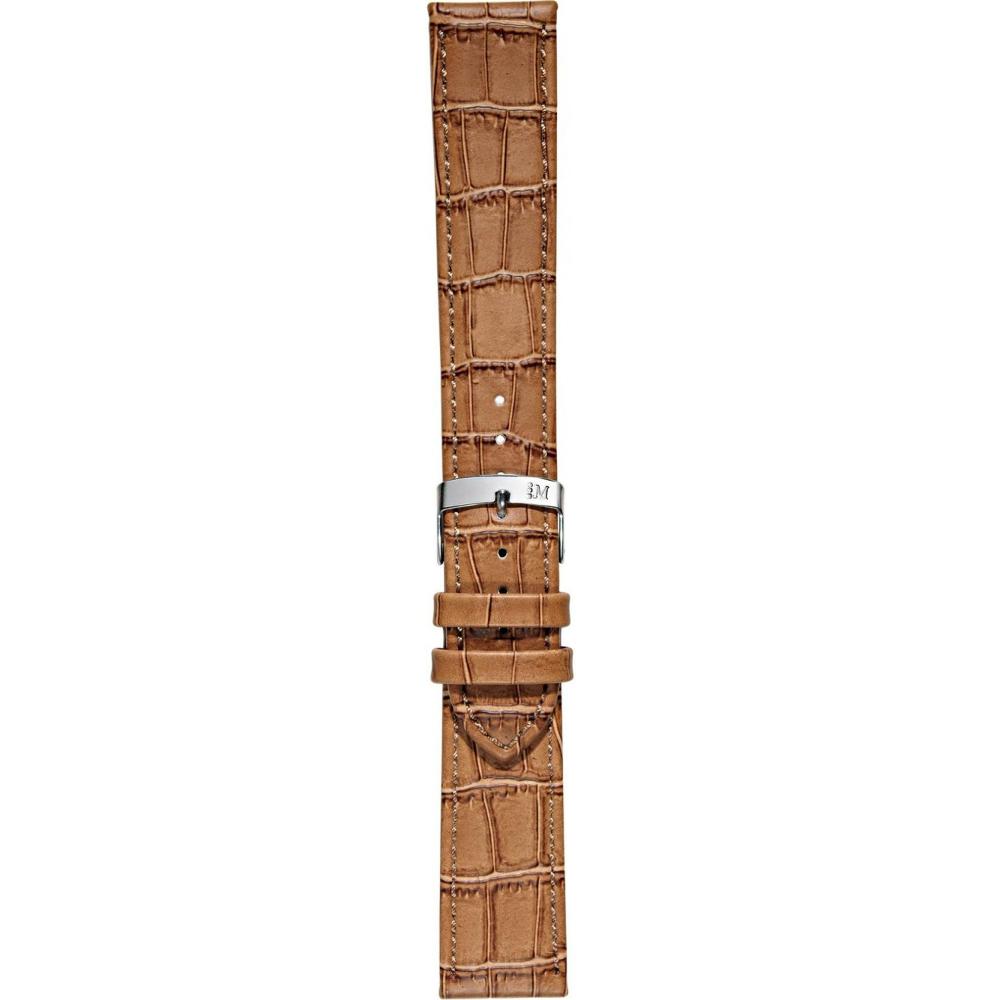 MORELLATO Juke Watch Strap 20-18mm Brown Leather Silver Hardware A01X4934A95044CR20