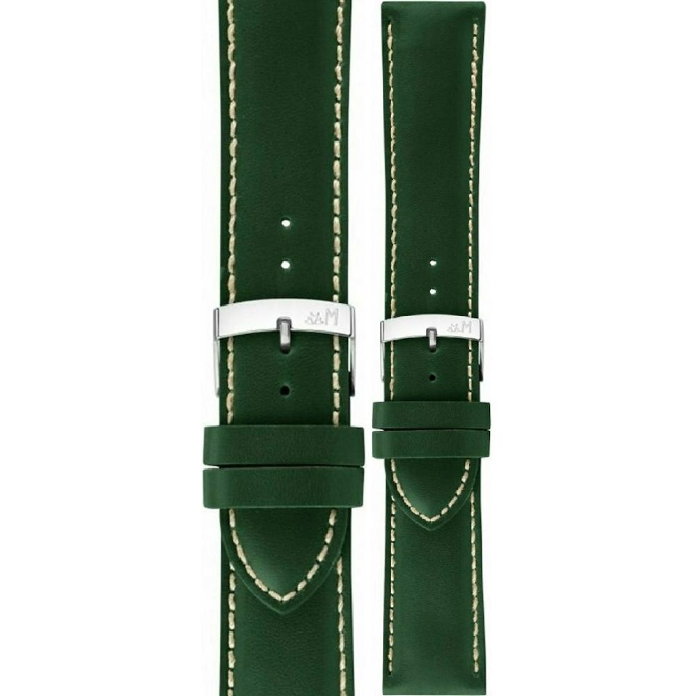 MORELLATO Rodius Watch Strap 22-20mm Green Leather A01X4937C23072CR22