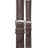 MORELLATO Levy Hand Made Watch Strap 20-18mm Brown Leather Silver Hardware A01X5045A61030CR20 - 0