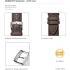 MORELLATO Levy Hand Made Watch Strap 20-18mm Brown Leather Silver Hardware A01X5045A61030CR20 - 3